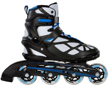 Playlife Inline skates Black 80 softboot 82A zwart maat 37
