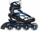 Playlife Inlineskates Black 80 polypropyleen 82A zwart mt 38