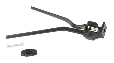 Pletscher esge standaard 2-been twin 28“ l290mm, zwart