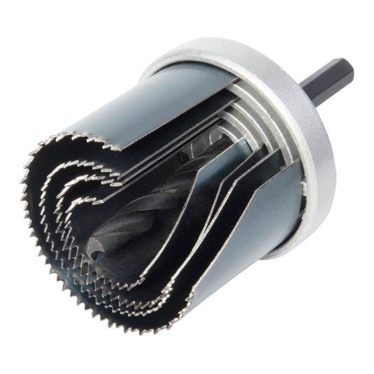 Wolfcraft standard-gatzaag set | ø25, 35, 43, 53mm | 1 set - 8917000