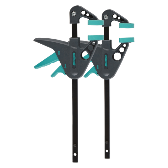 Wolfcraft ehz 40-110 | eénhand-lijmklem | 2 stuks - 3455100
