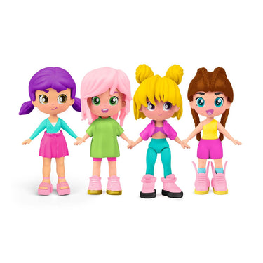 Pinypon top girl 11cm met deco mini tattoos