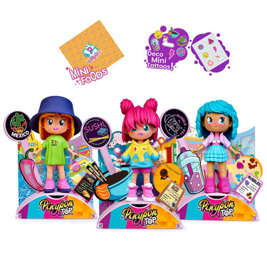Pinypon top foodie girl 11cm met mini surprises