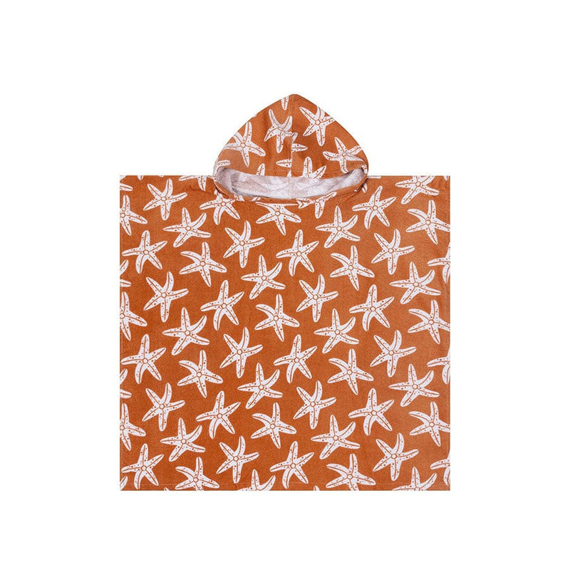 Load image into Gallery viewer, Seastar | oranje strandponcho 65 x 65 cm
