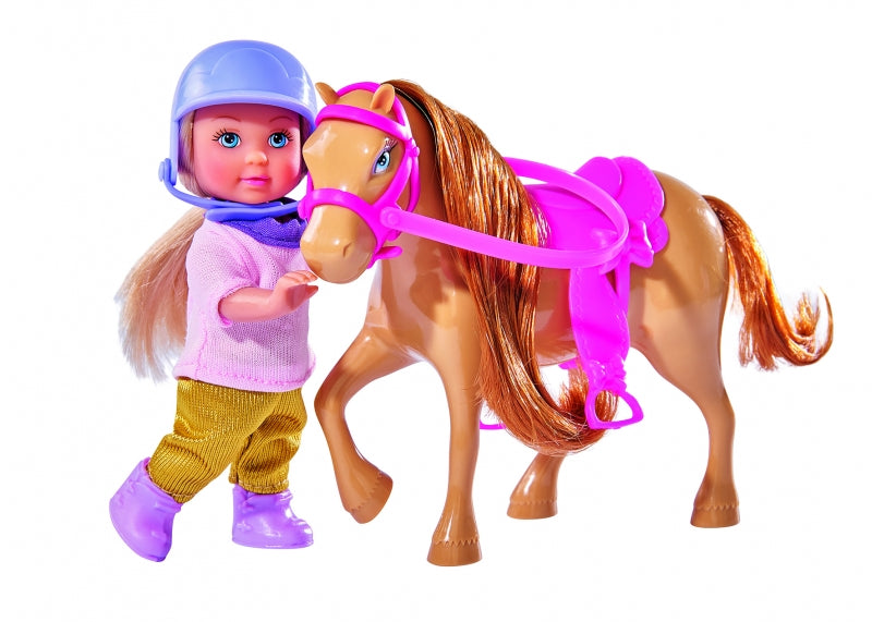 Load image into Gallery viewer, Diverse merken popje evi met pony (3 ass.)
