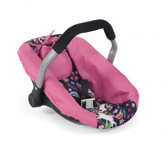 Bayer chic poppenautozitje (eenhoorn donkerblauw roze)
