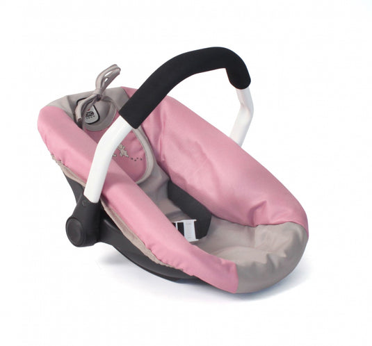 Bayer chic poppenautozitje (roze taupe beer)