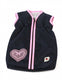 Bayer chic poppenslaapzak (donkerblauw hartje)