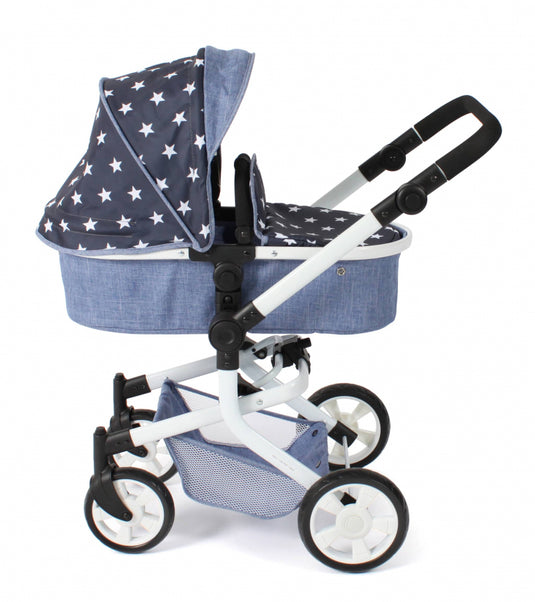 Bayer chic poppenwagen mika combi (navy sterren)