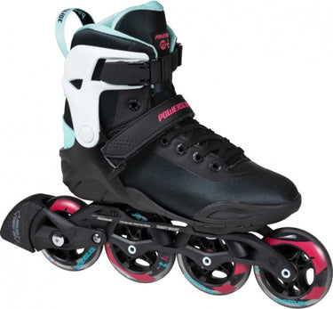 Powerslide Inline skates Radon Teal 90 softboot 83A zwart mt 38