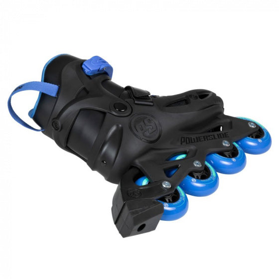 Load image into Gallery viewer, Powerslide One Stargaze inlineskates 85A zwart blauw maat 37 40
