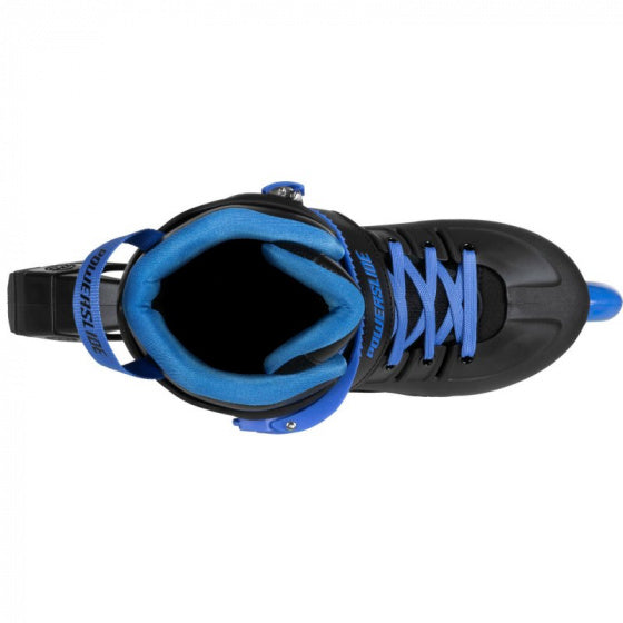 Load image into Gallery viewer, Powerslide One Stargaze inlineskates 85A zwart blauw maat 37 40

