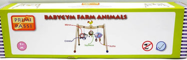 Jonotoys primi passi - houten babygym boerderij dieren