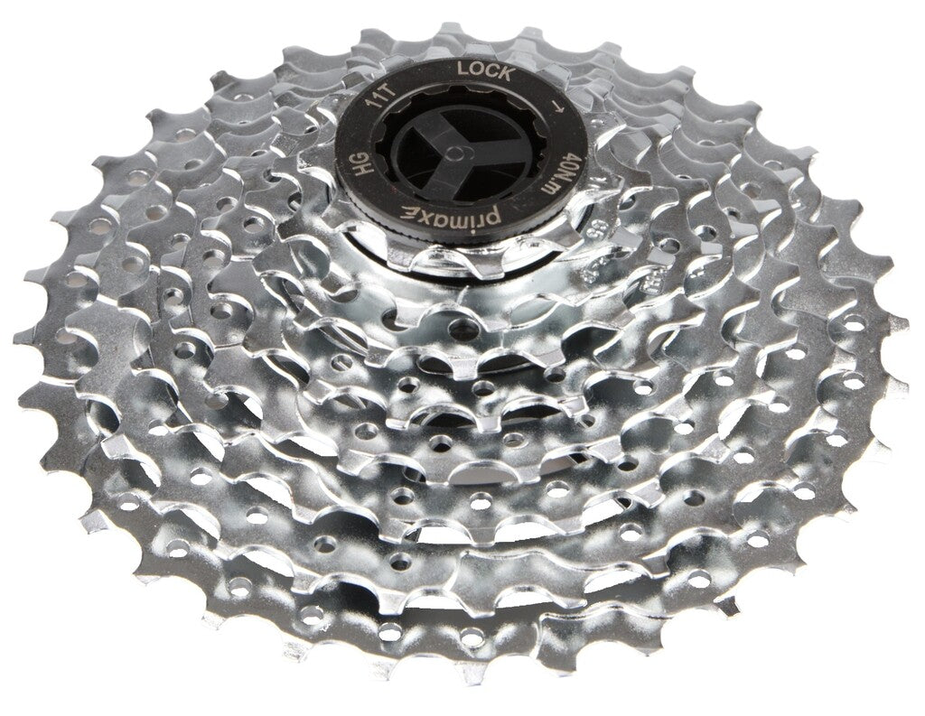 Primax e cassette 8 speed 11-32t zilver in doosje