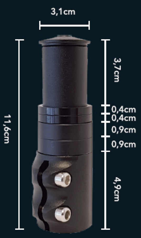 Stuurpen ahead verlenger 116mm