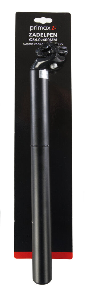 Primax e zadelpen sp90, 400mm 34.0, zwart o.a vanmoof