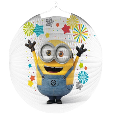 Laden Sie das Bild in Galerie -Viewer, Amscan despicable me minions lampion 27 cm | 40 stuks
