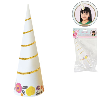 Laden Sie das Bild in Galerie -Viewer, Amscan feesthoed magical unicorn papier 17 cm 8 stuks | 24 stuks
