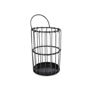 Mand jill metaal grijs 17 cm | 12 stuks