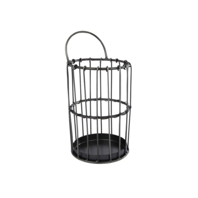 Mand jill metaal grijs 17 cm | 12 stuks