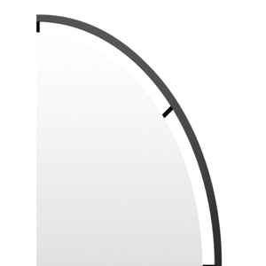 Len-fra wandspiegel salem zwart 80 cm | 2 stuks