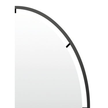 Len-fra wandspiegel salem zwart 80 cm | 2 stuks