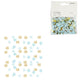 Amscan confetti ster folie blauw goudkleurig 14 g | 48 stuks