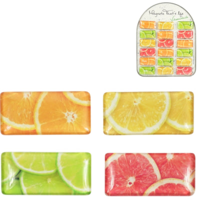 Load image into Gallery viewer, Magneet fruit vitaminekick 5,8 cm 4 assorti | 36 stuks
