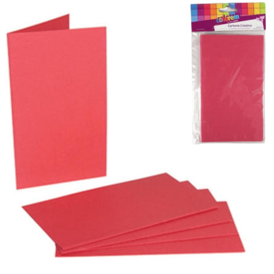 Load image into Gallery viewer, Menukaarten fuchsia 17 cm 5 stuks | 24 stuks

