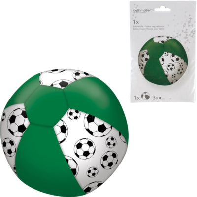 Afbeelding laden in galerijviewer, Amscan ballonhoes met 3 ballonnen voetbal groen 23 cm | 20 stuks
