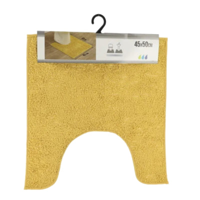 Load image into Gallery viewer, Wc mat mosterdgeel polyester 45 x 50 cm | 6 stuks
