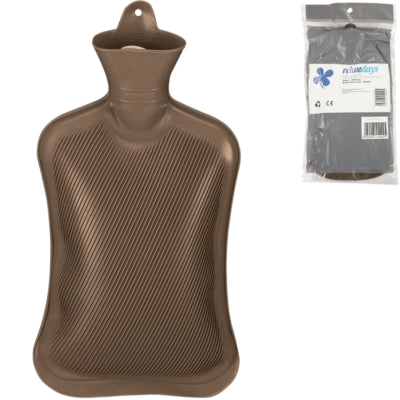 Load image into Gallery viewer, Relaxdays warmwater kruik bruin 2 l | 6 stuks
