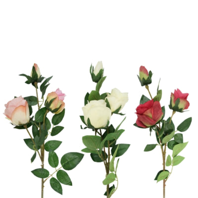 Load image into Gallery viewer, Kunstbloem rozen 82 cm 3 assorti | 24 stuks
