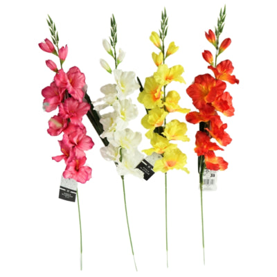 Load image into Gallery viewer, Kunstbloem gladiool 79 cm 4 assorti | 24 stuks
