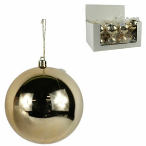 Kerstbal goudkleurig 10 cm | 24 stuks