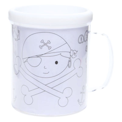 Load image into Gallery viewer, Duckiez kleur je eigen beker piraat 250 ml | 24 stuks
