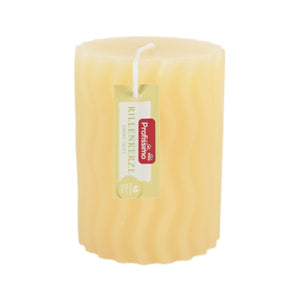 Profissimo (r) stompkaars met groeven geel 6,8 x 10 cm | 12 stuks
