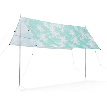 Garvida schaduwdoek wit mintgroen 218 cm | 6 stuks