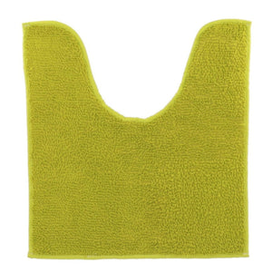Wc mat limegroen polyester 45 x 50 cm | 6 stuks