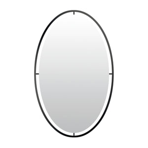 Len-fra wandspiegel salem zwart 60 cm | 2 stuks