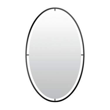 Len-fra wandspiegel salem zwart 60 cm | 2 stuks