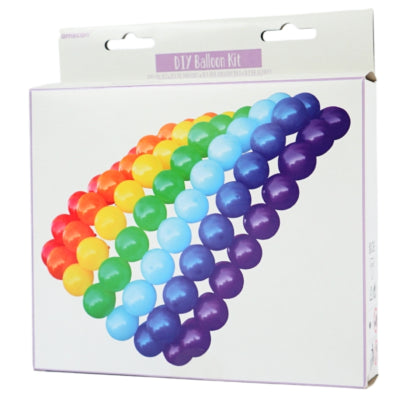 Laden Sie das Bild in Galerie -Viewer, Amscan diy ballonnen regenboog 13 cm 77 stuks | 8 stuks
