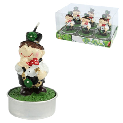Load image into Gallery viewer, Theelichten geluksbrenger schoorsteenveger 6,5 cm set van 6 | 24 stuks

