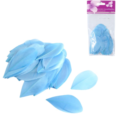 ギャラリービューアに画像をロードする, Decoratie veren blauw 6 cm 96 stuks | 48 stuks
