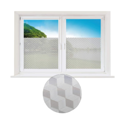 Cargue la imagen en el visor de la galería, Pro home raamfolie met motief cubes 45 x 150 cm | 48 stuks

