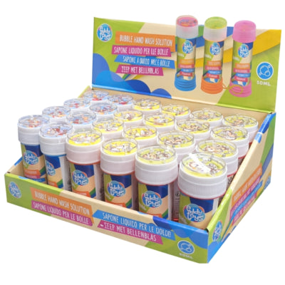 Bellenblaas met spel 50 ml 3 assorti display 24 stuks | 3 stuks
