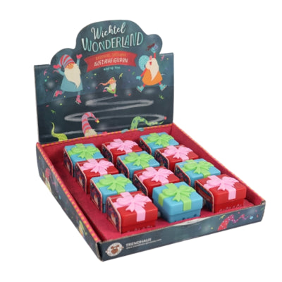 Chargez l'image dans la visionneuse de la galerie, Speelgoed opwindbaar cadeautje wichtel wonderland 3,6 cm 2 assorti | 24 stuks
