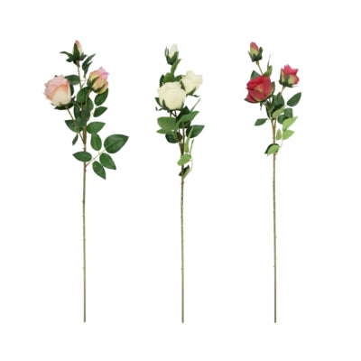 Load image into Gallery viewer, Kunstbloem rozen 82 cm 3 assorti | 24 stuks
