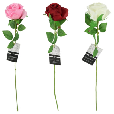 Load image into Gallery viewer, Kunstbloem roos 52 cm 3 assorti | 48 stuks
