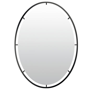 Len-fra wandspiegel salem zwart 80 cm | 2 stuks